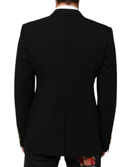 Dolce & Gabbana Black Wool 2 Buttons Suit Men Jacket Blazer - IT50 | L - Sport Jackets