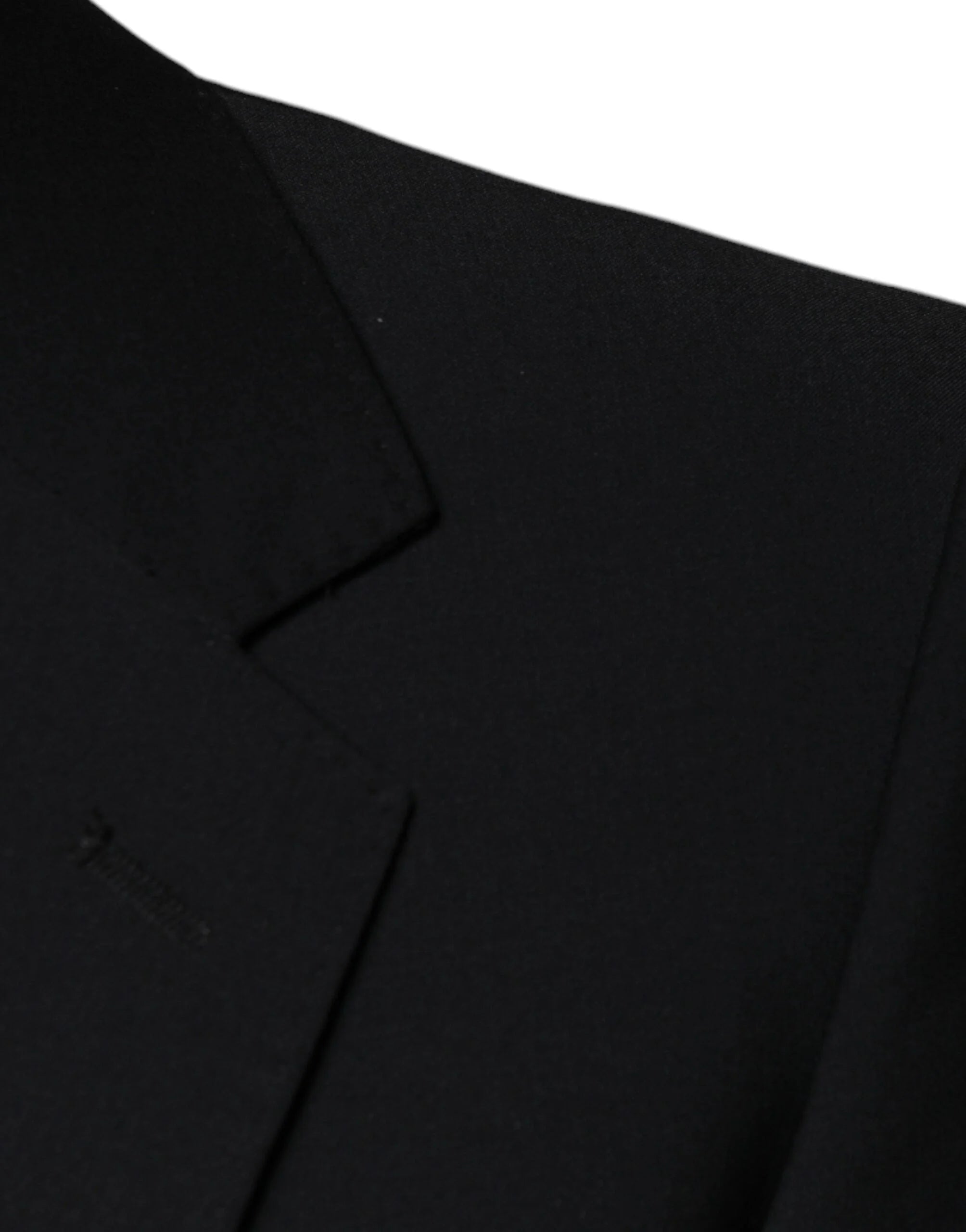 Dolce & Gabbana Black Wool 3 Piece Slim Fit Formal Men Suit - IT44 | XS - Suits