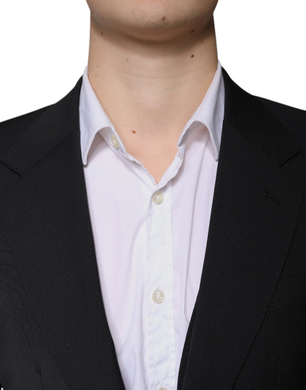 Dolce & Gabbana Black Wool 3 Piece Slim Fit Formal Men Suit - IT44 | XS - Suits