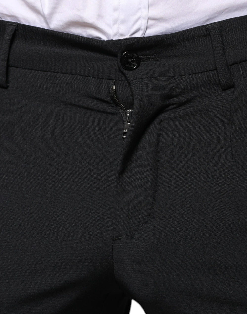 Dolce & Gabbana Black Wool 3 Piece Slim Fit Formal Men Suit - IT44 | XS - Suits