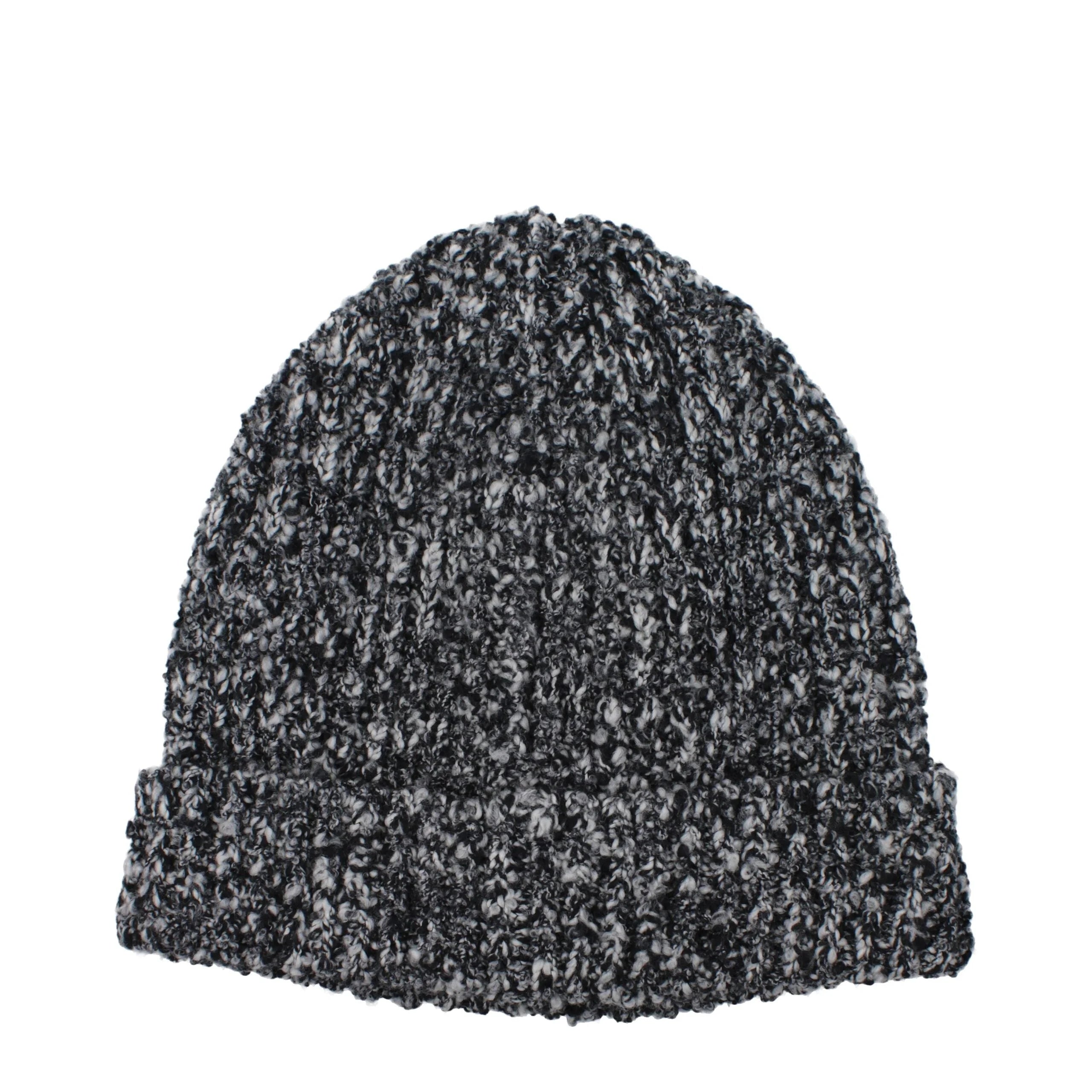 Dolce & Gabbana Black Wool Beanie - UNI