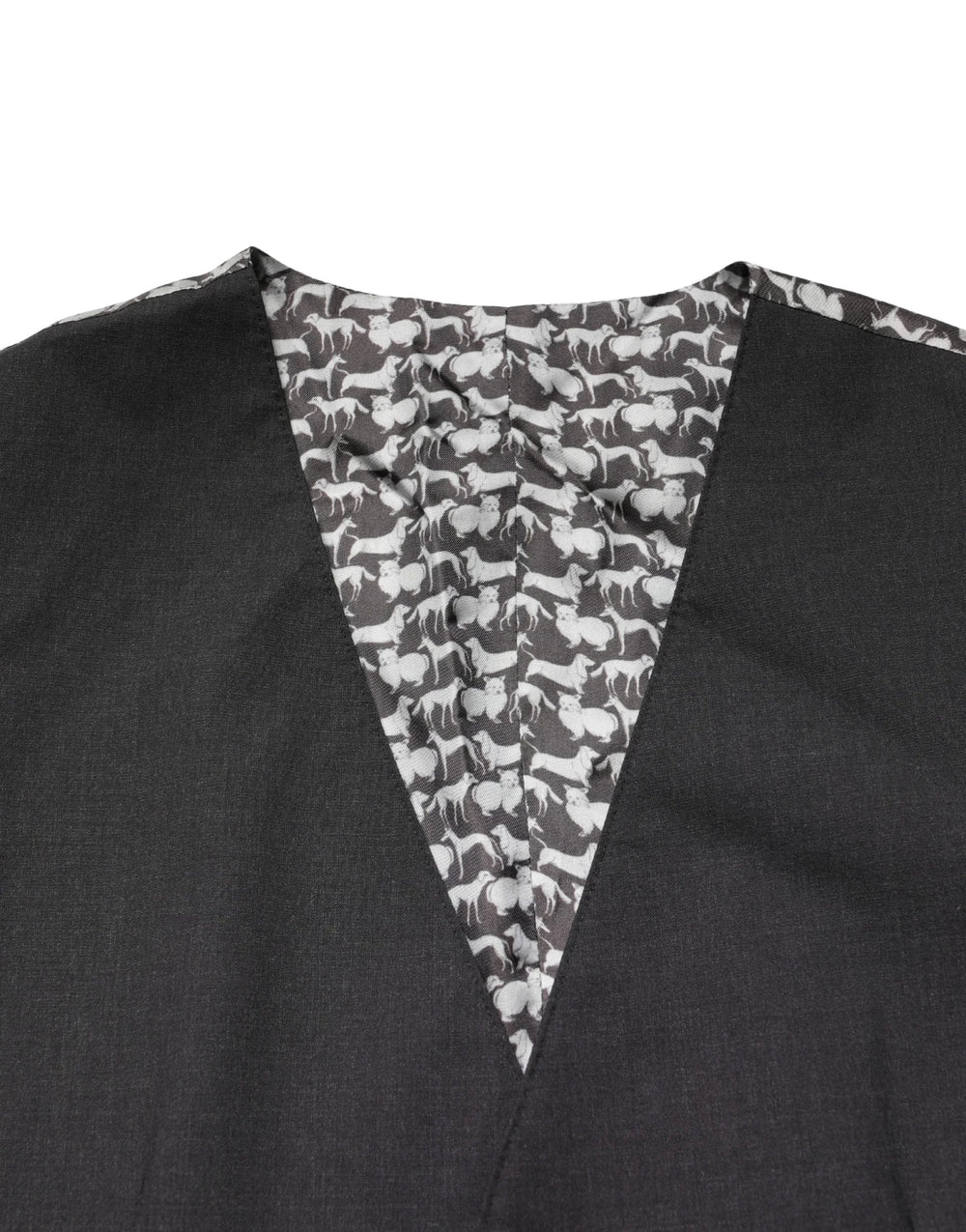 Dolce & Gabbana Black Wool Dress Men Formal Waistcoat Vest - IT48 | M