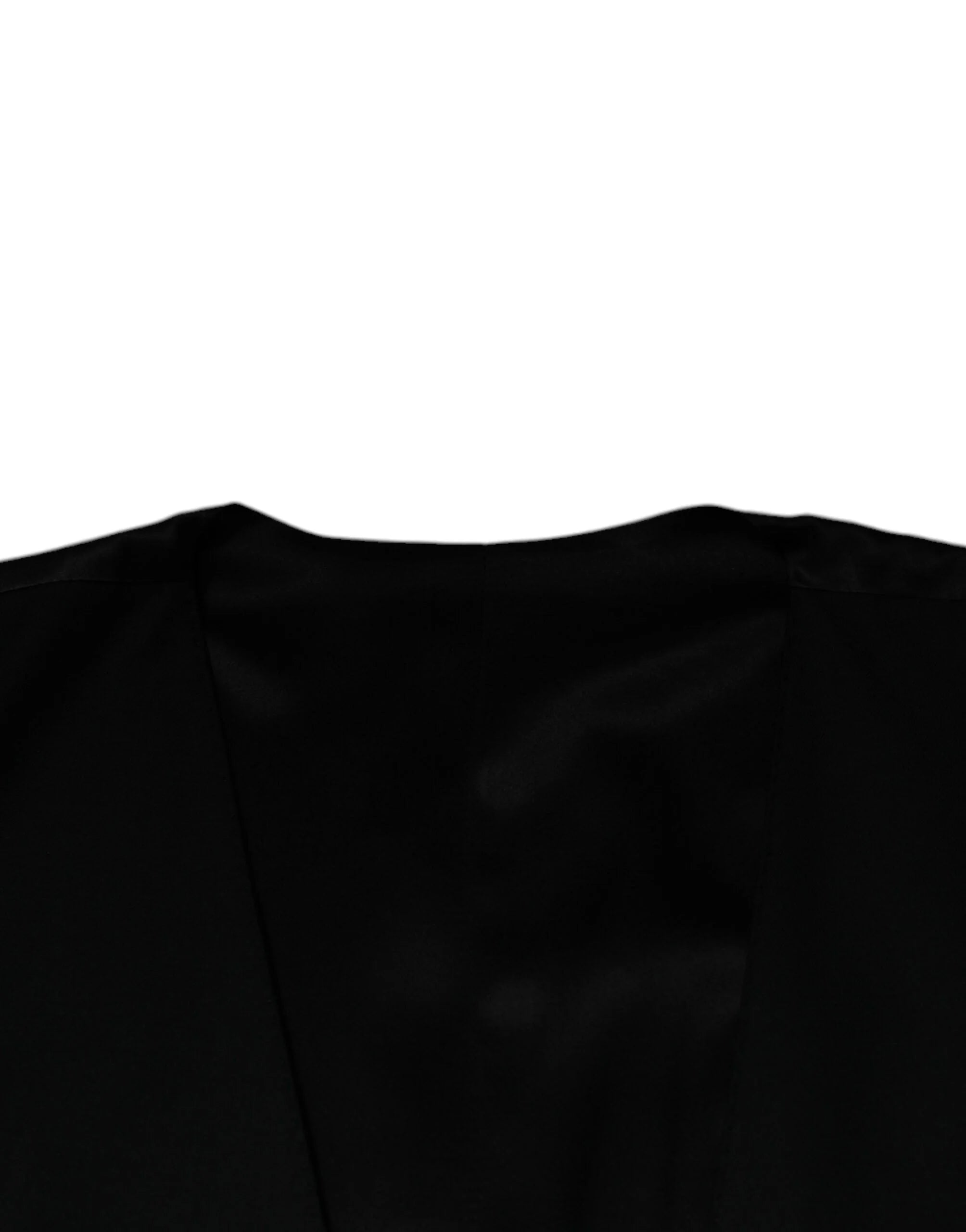 Dolce & Gabbana Black Wool Formal Dress Men Waistcoat Vest - IT50 | L - Vests