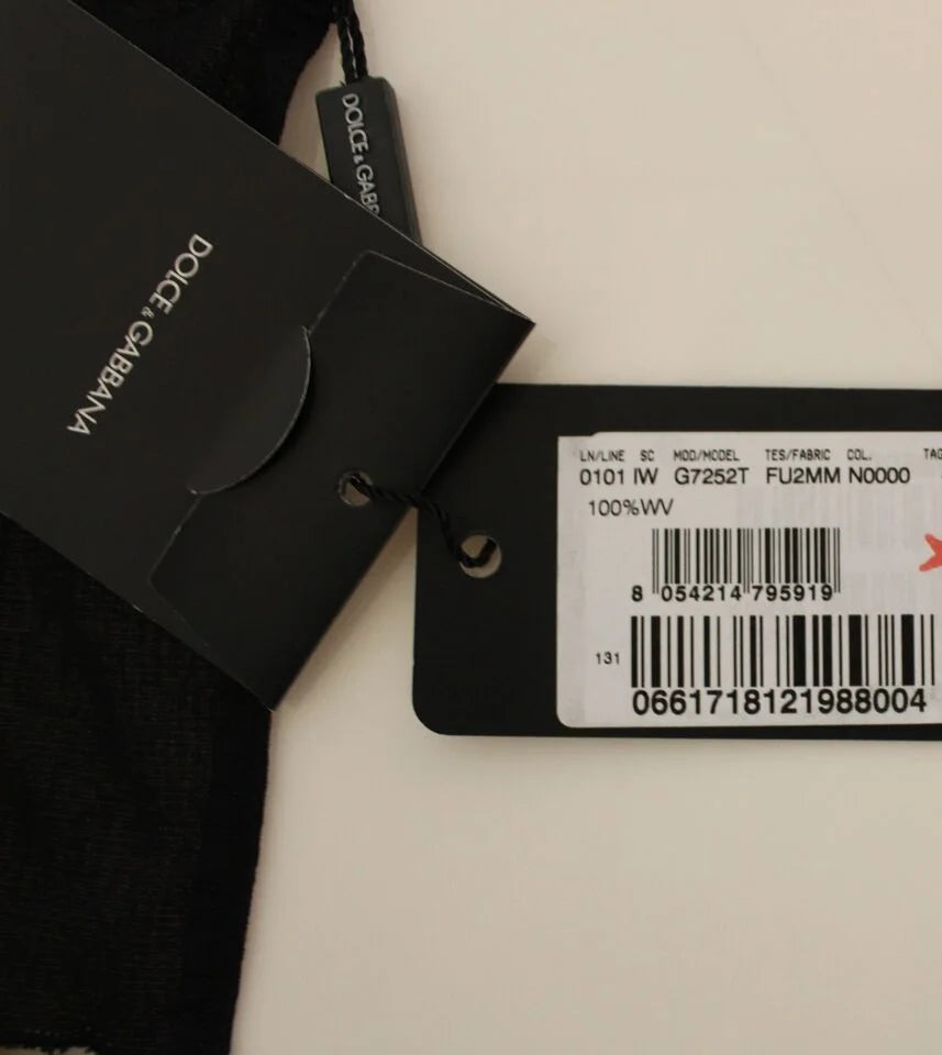 Dolce & Gabbana Black Wool Formal Dress Vest Gilet Jacket - IT46 | S - Vests