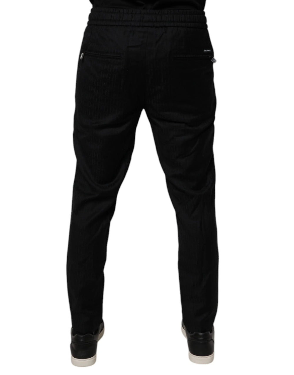 Dolce & Gabbana Black Wool Jogger Jogging Pants - IT48 | M - Joggers
