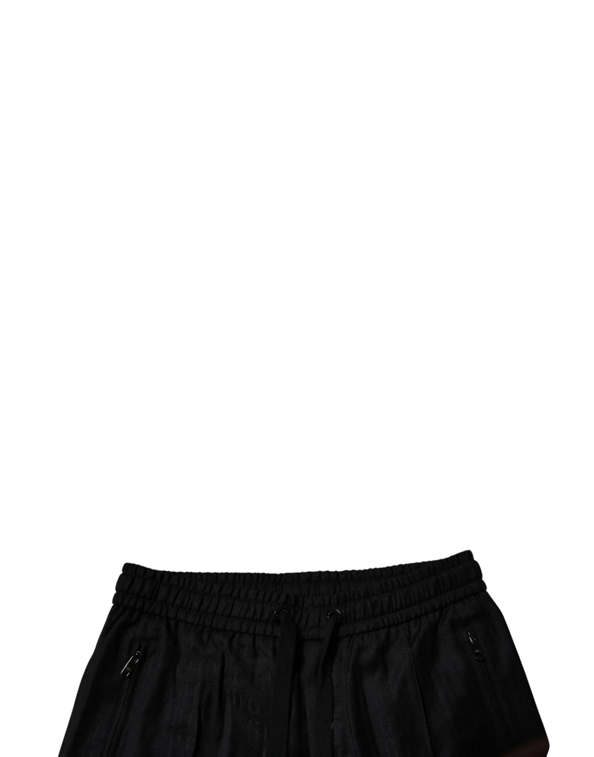 Dolce & Gabbana Black Wool Jogger Jogging Pants - IT48 | M - Joggers