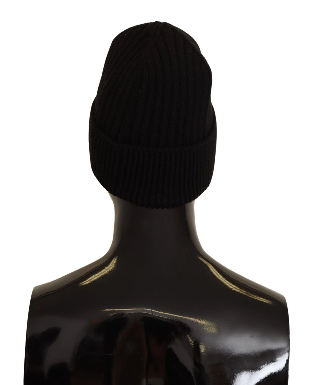 Dolce & Gabbana Black Wool Knit Women Winter Hat - Beanies