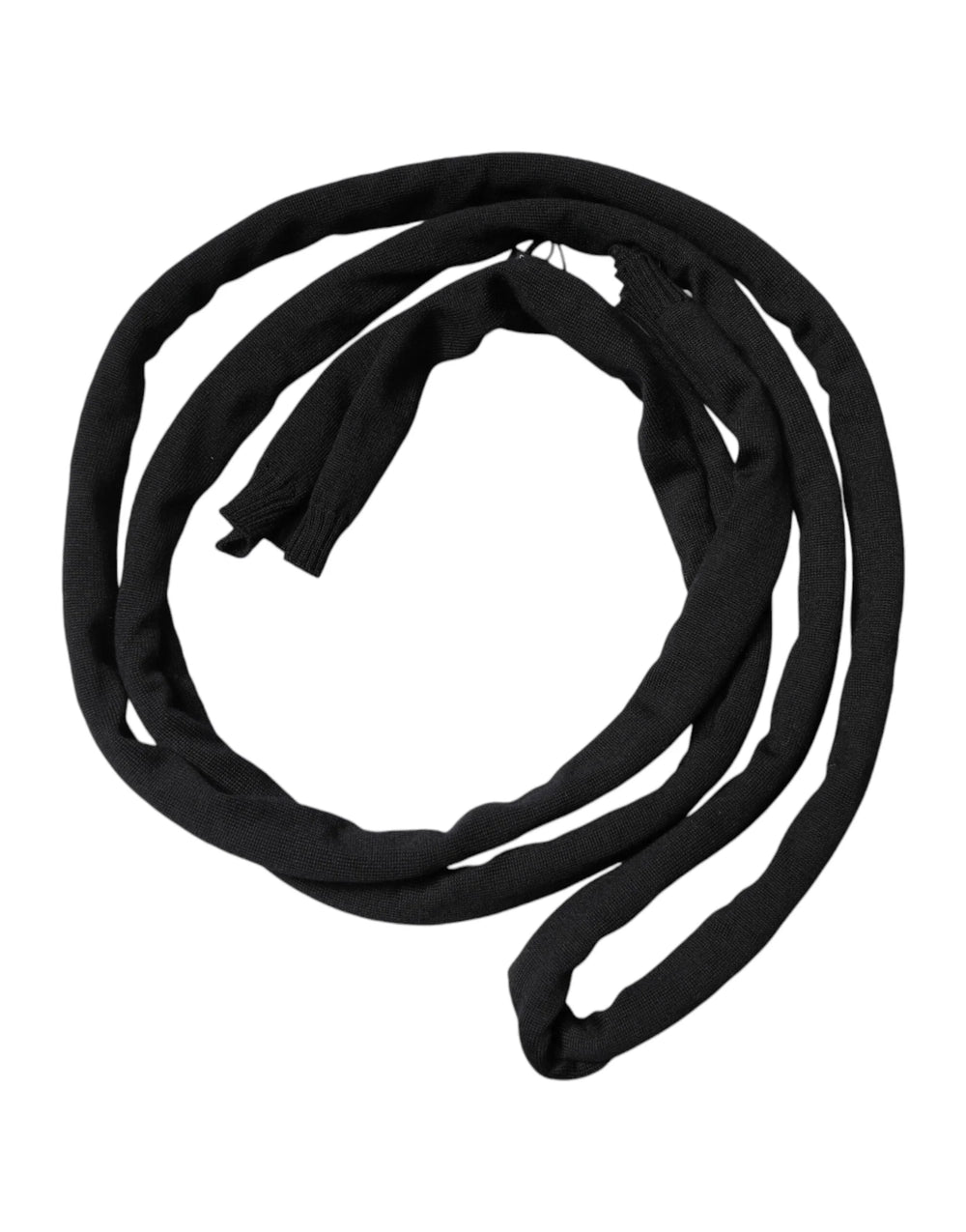 Dolce & Gabbana Schwarze Woll-Gestrickte Halstuch-Schal für Herren