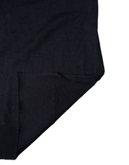 Dolce & Gabbana Black Wool Knitted Shawl Neck Wrap 200cm x 25cm Scarf