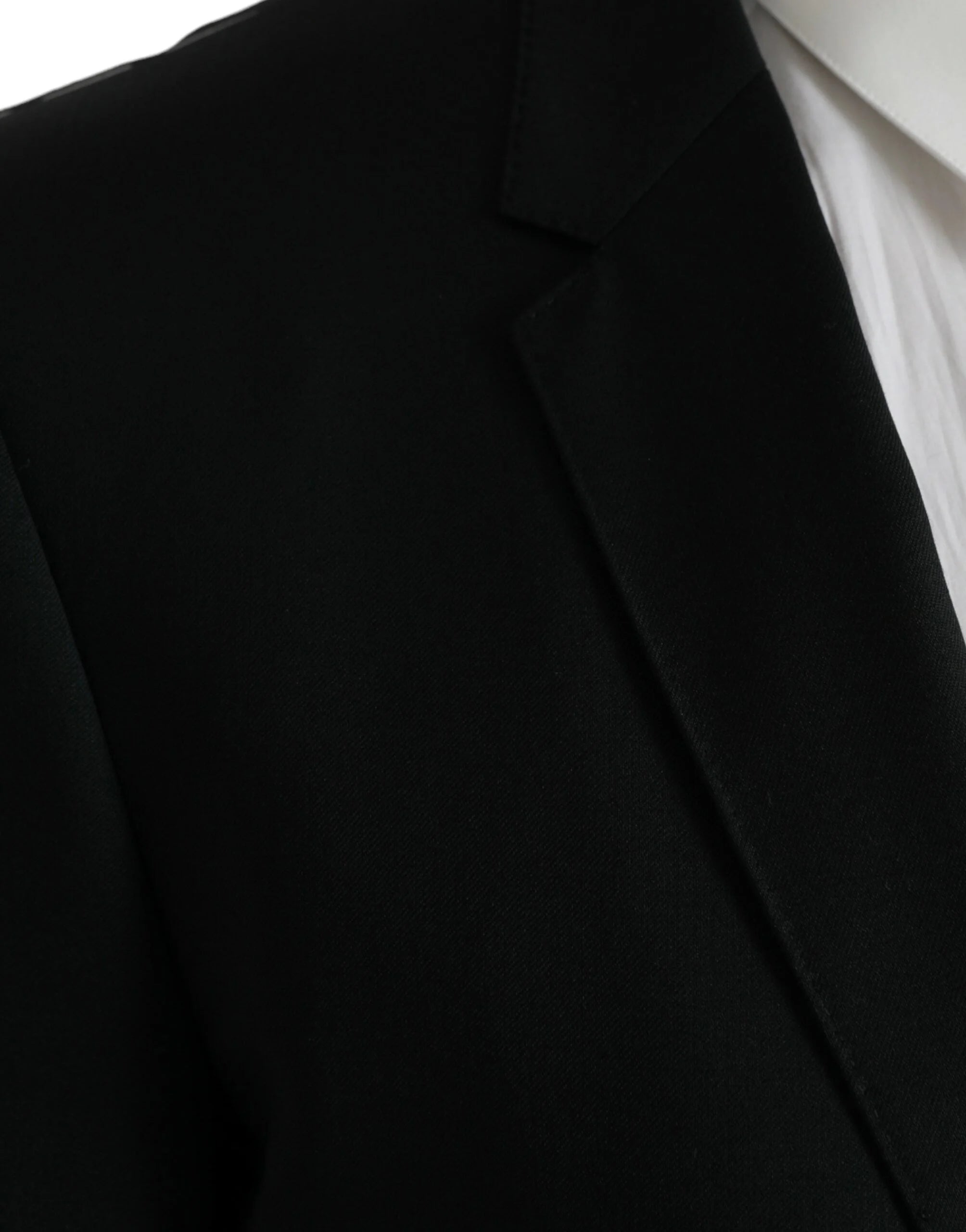 Dolce & Gabbana Black Wool MARTINI Single Breasted Blazer - IT48 | M - Sport Jackets