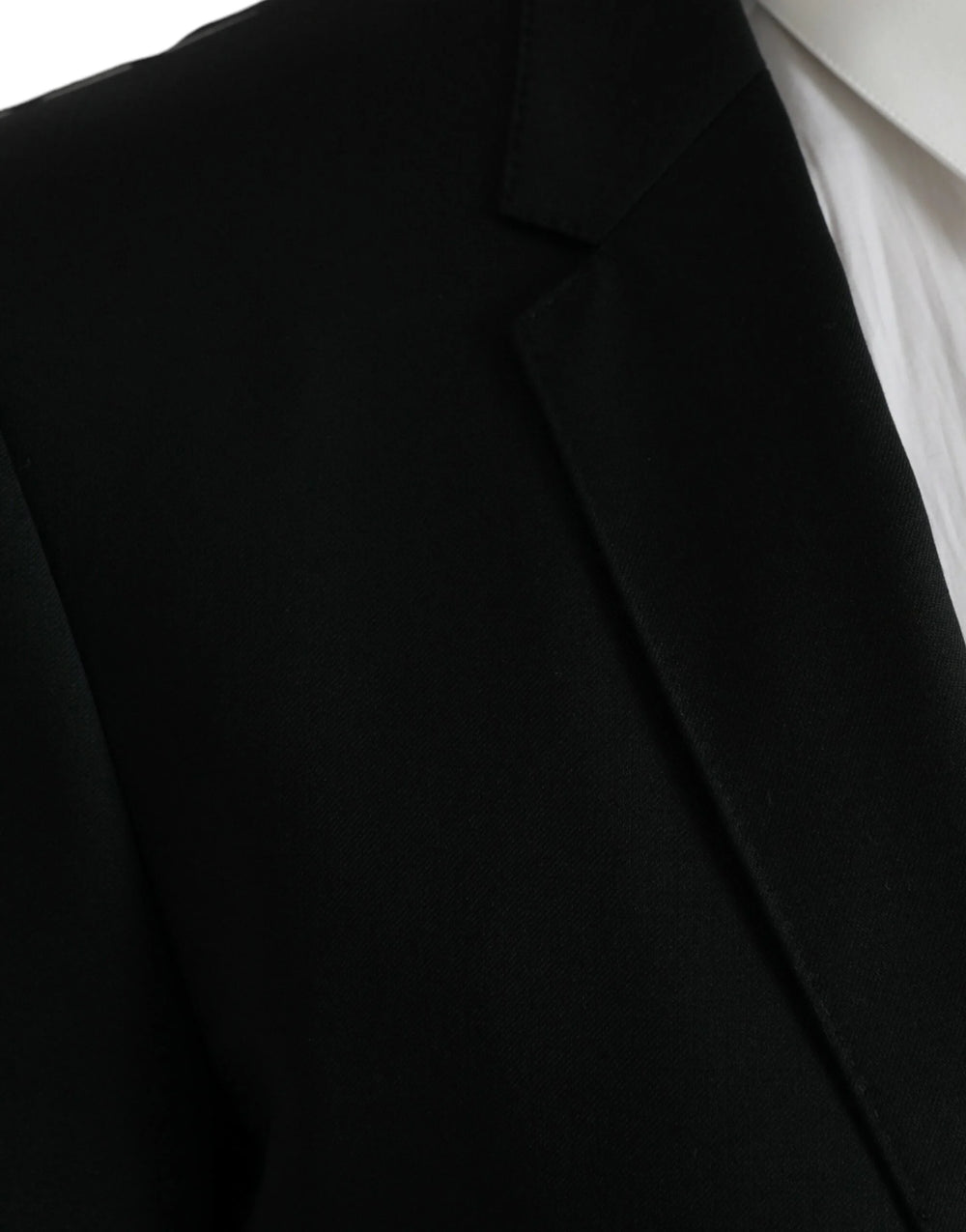 Dolce & Gabbana Black Wool MARTINI Single Breasted Blazer - IT48 | M - Sport Jackets