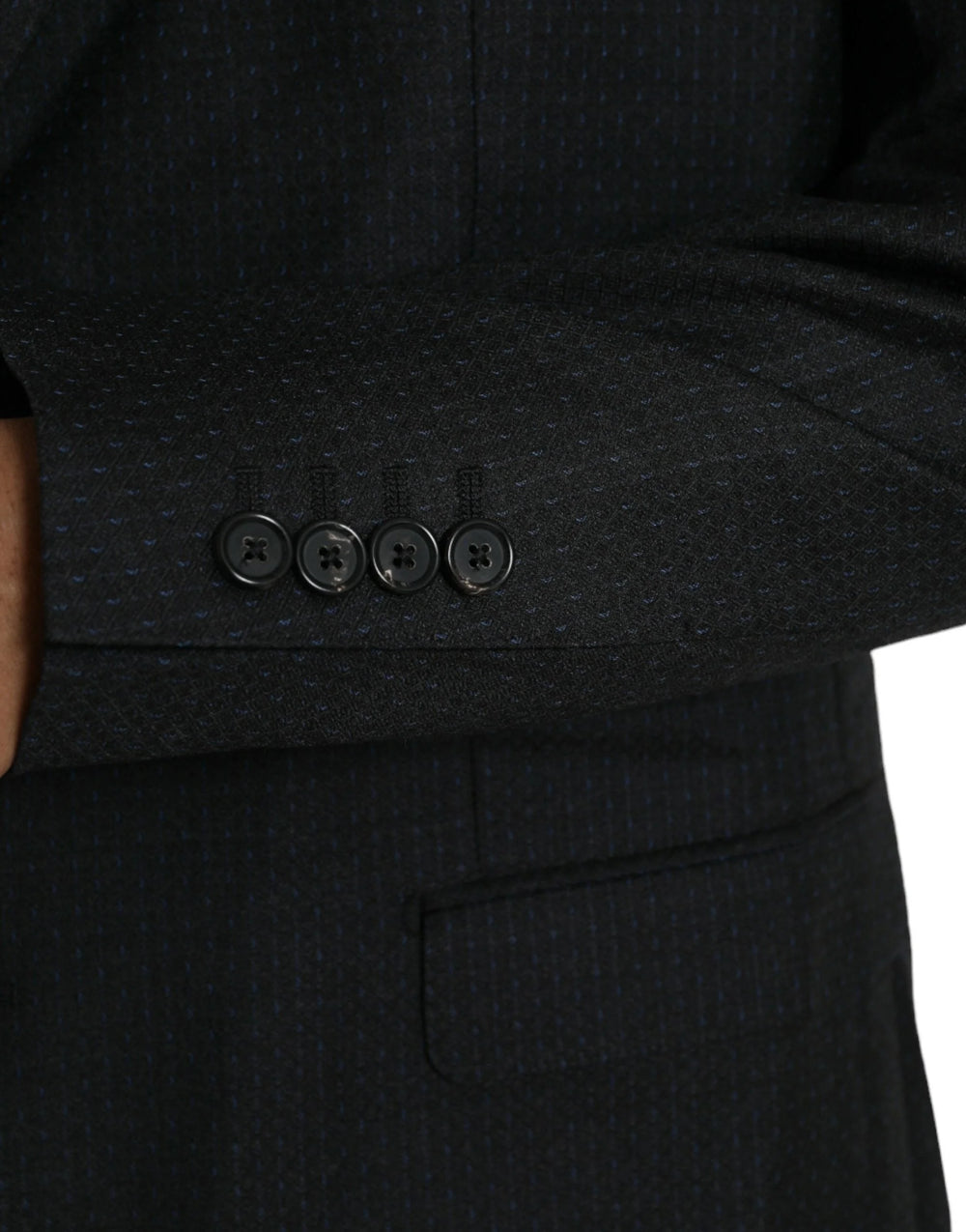 Dolce & Gabbana Black Wool MARTINI Single Breasted Coat Blazer - IT56 | XXL - Sport Jackets