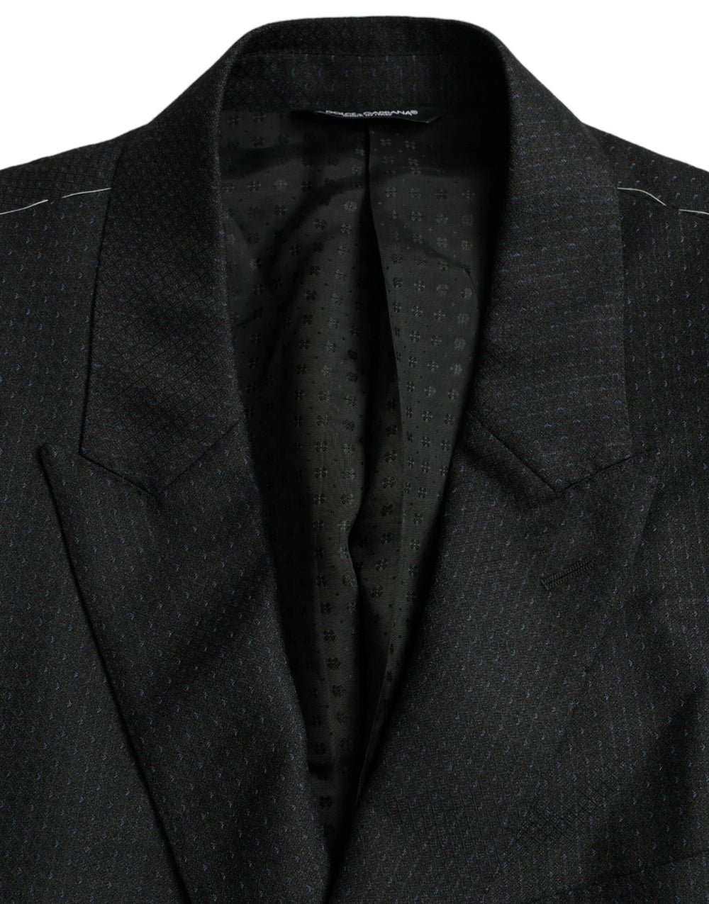 Dolce & Gabbana Black Wool MARTINI Single Breasted Coat Blazer - IT56 | XXL - Sport Jackets
