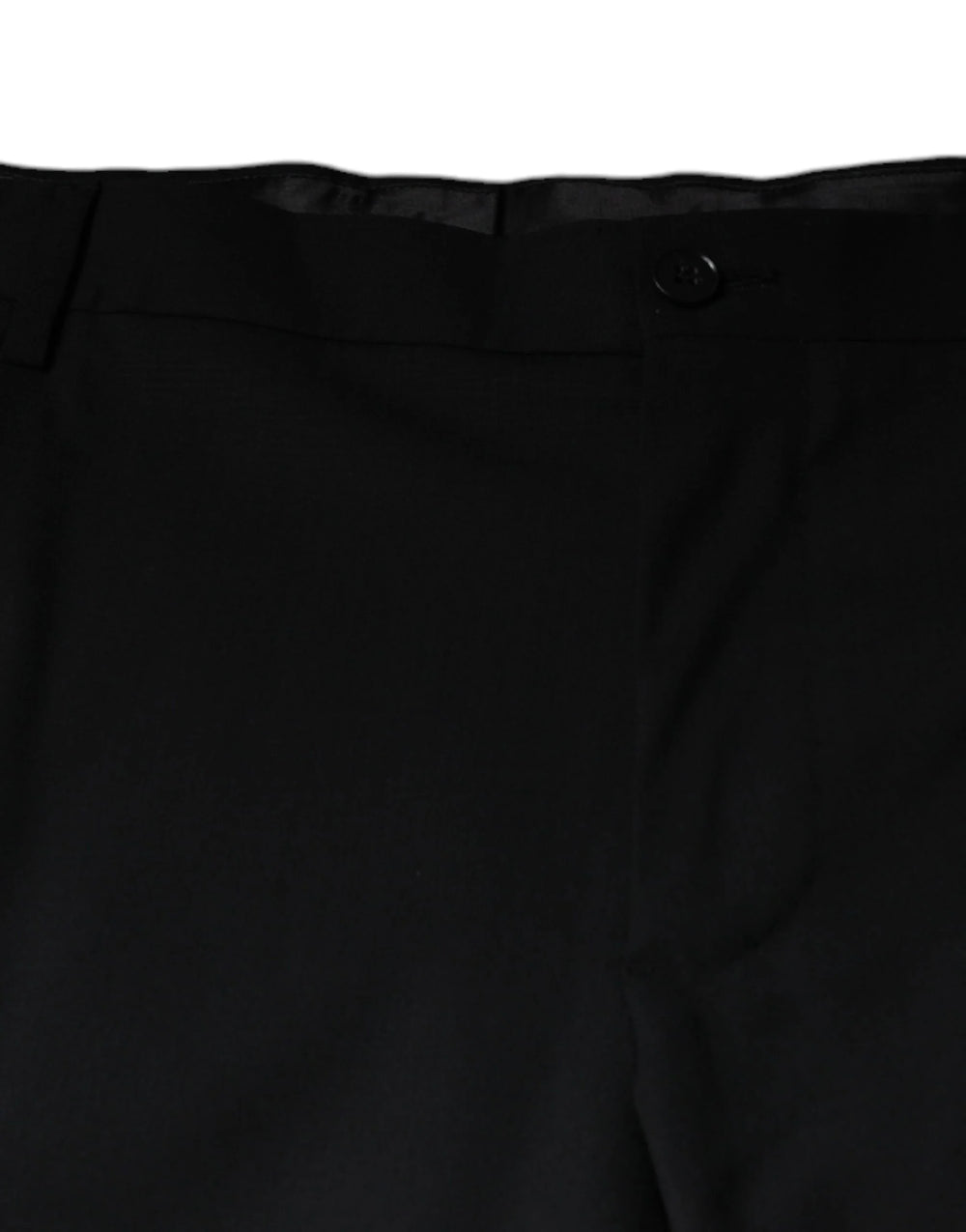 Dolce & Gabbana Black Wool Men Formal Dress Pants - IT58 | XXL - Trousers