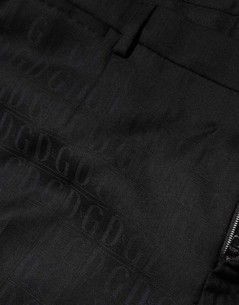 Dolce & Gabbana Black Wool Mid Waist Dress Men Trouser Pants - IT52 | XL - Trousers