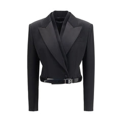 Dolce & Gabbana Black Wool Oves Aries Jacket