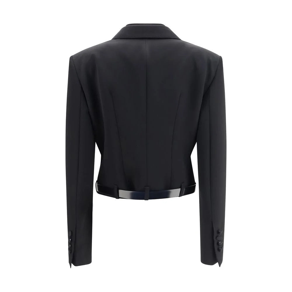 Dolce & Gabbana Black Wool Oves Aries Jacket
