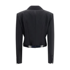 Dolce & Gabbana Black Wool Oves Aries Jacket