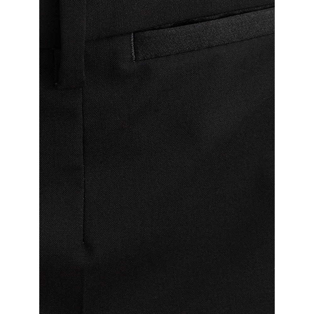 Dolce & Gabbana Black Wool Pant - IT54 | XXL - Trousers