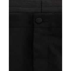 Dolce & Gabbana Black Wool Pant - IT54 | XXL - Trousers