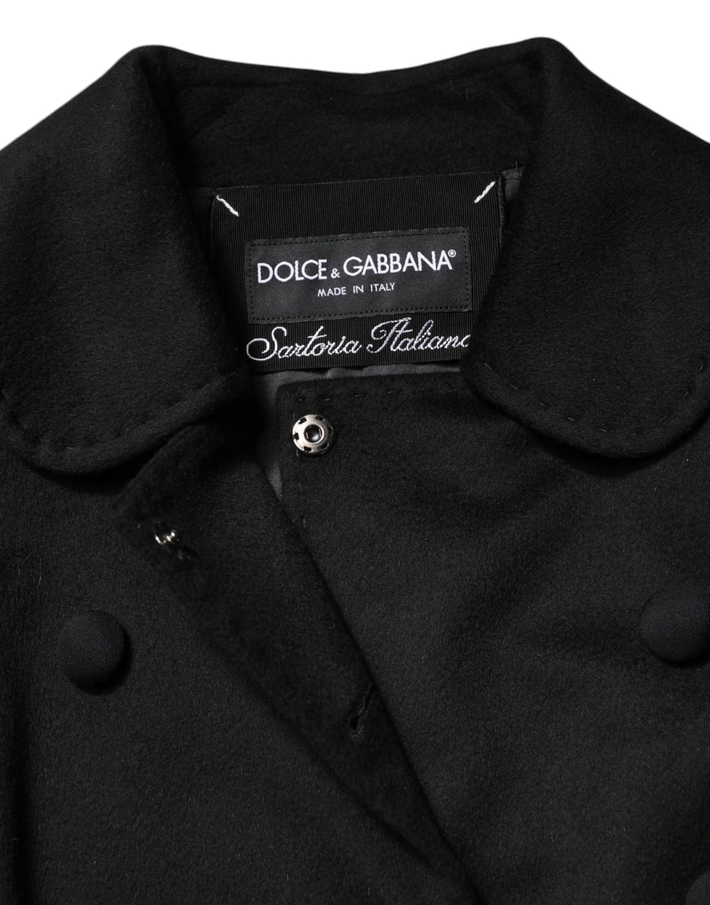 Dolce & Gabbana Black Wool Sartoria Italiano Blazer Jacket - IT46|XL - Sport Jackets