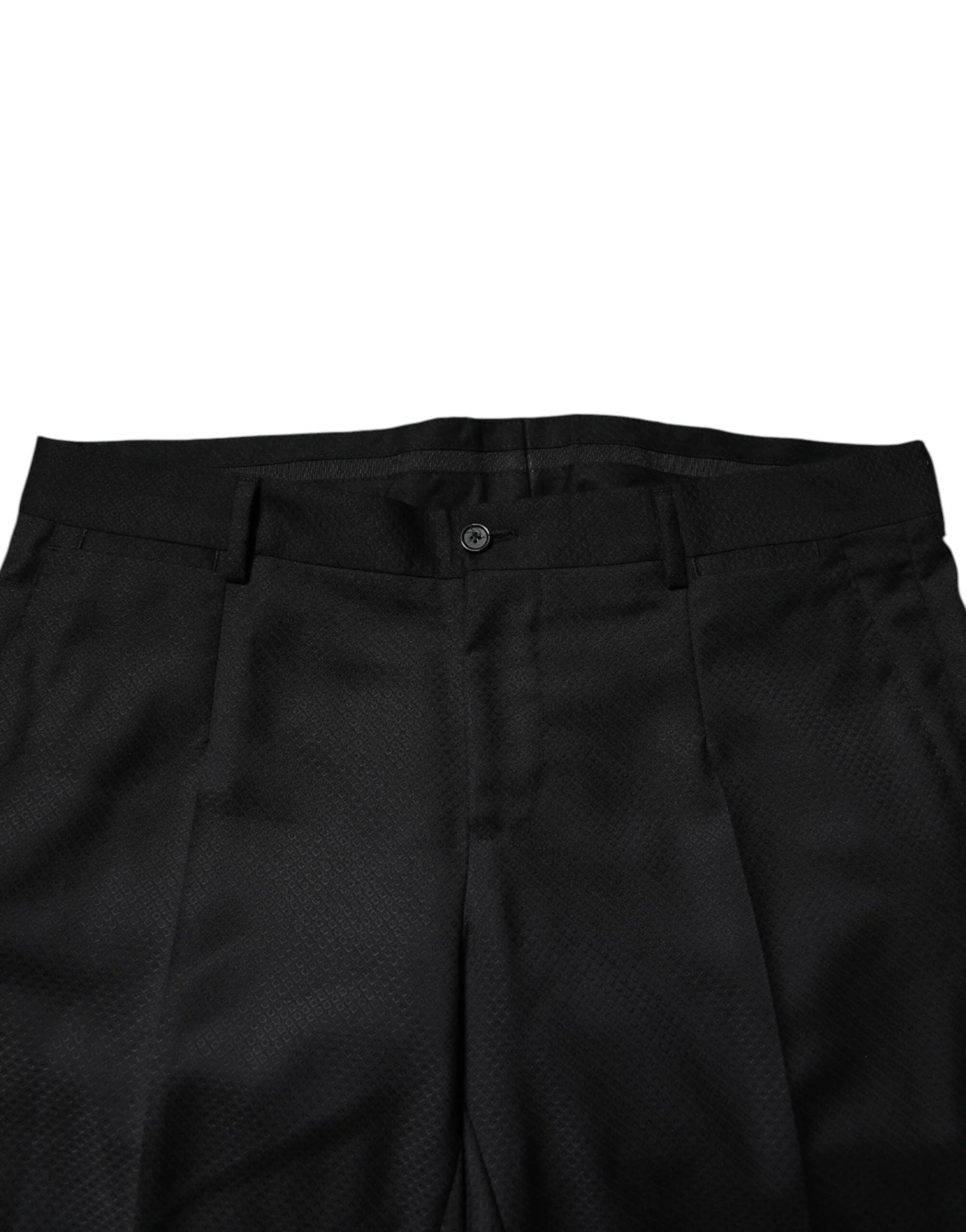 Dolce & Gabbana Black Wool Single Breasted 2 Piece Suit - IT48 | M - Suits