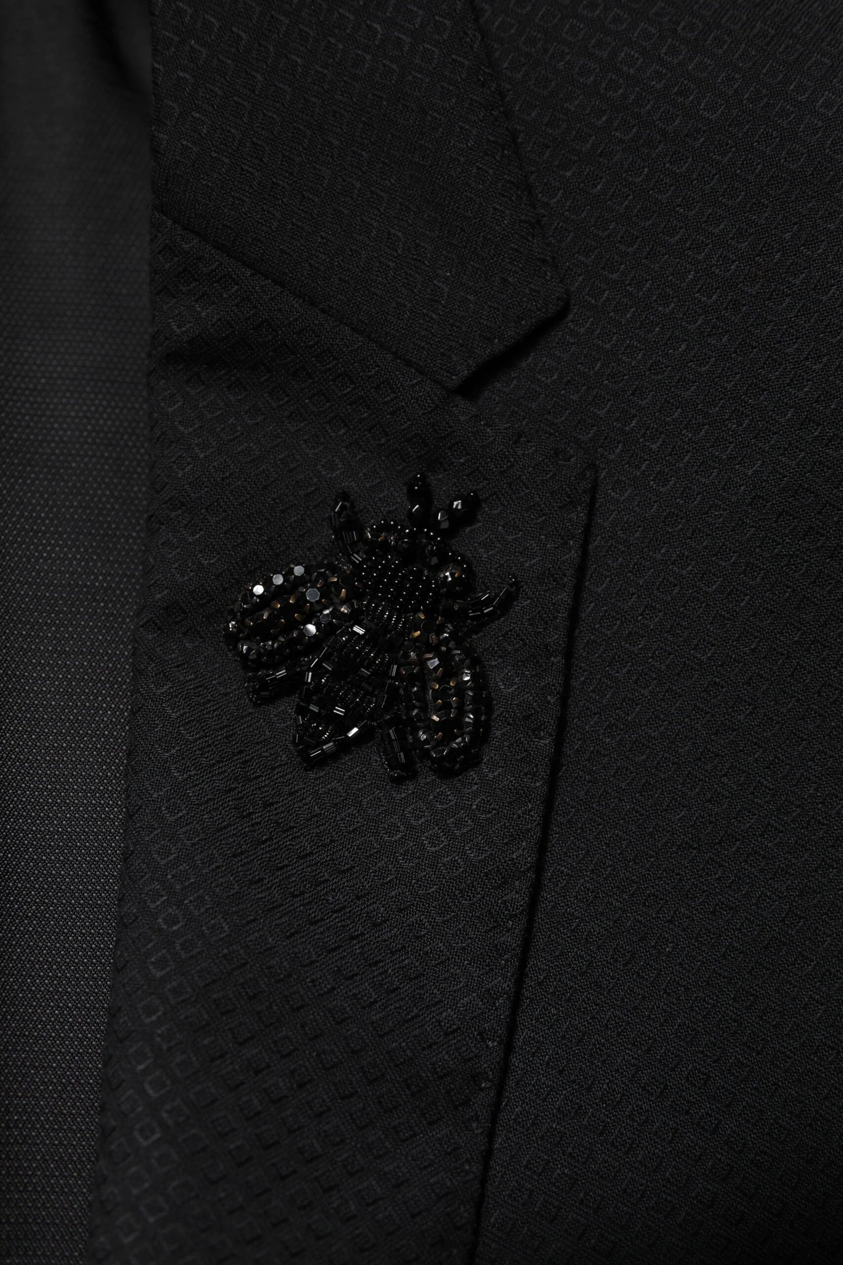 Dolce & Gabbana Black Wool Single Breasted 2 Piece Suit - IT48 | M - Suits