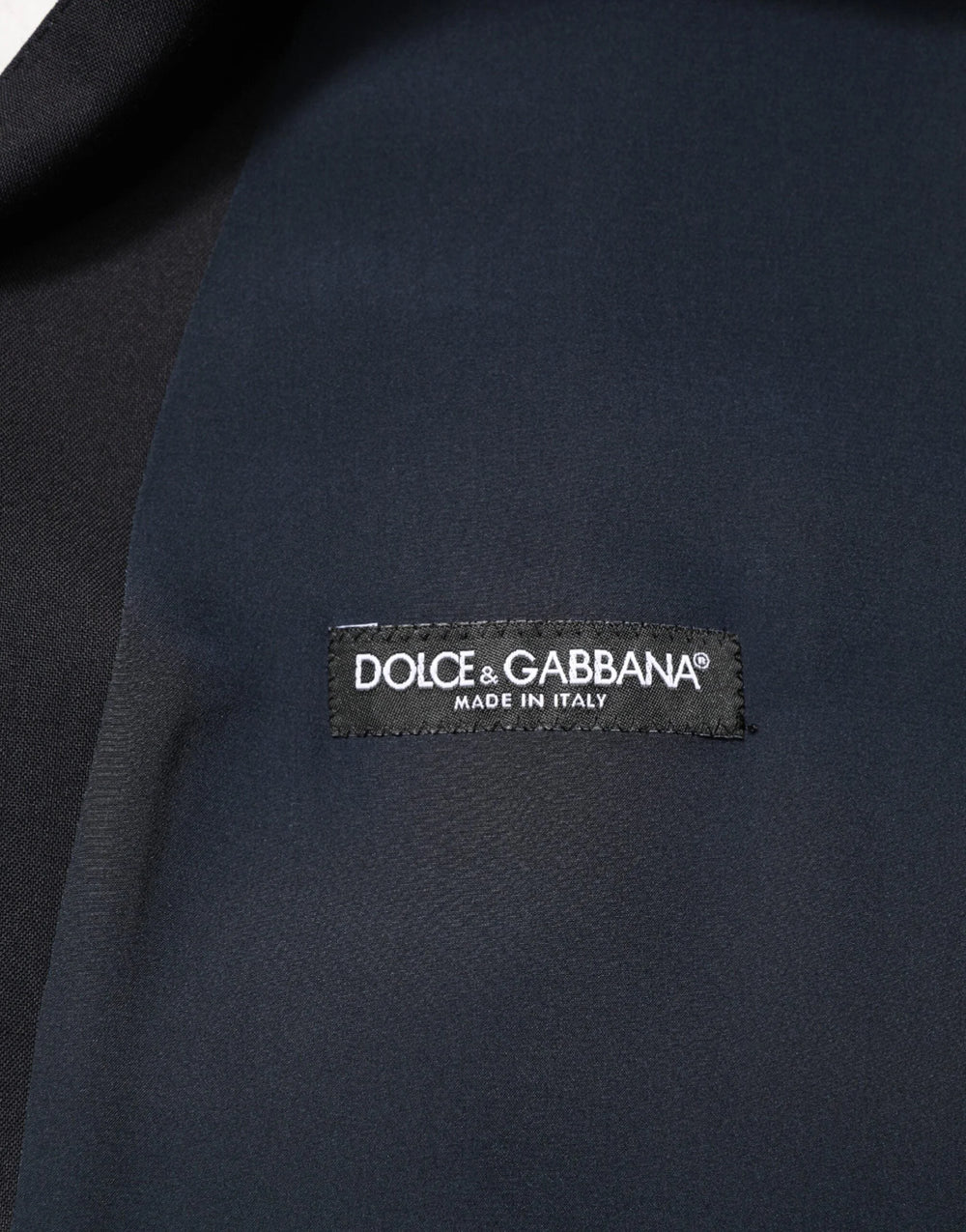 Dolce & Gabbana Black Wool Single Breasted 3 Piece Men Suit - IT44 | XS