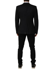 Dolce & Gabbana Black Wool Single Breasted Blazer Jacket - IT52 | XL