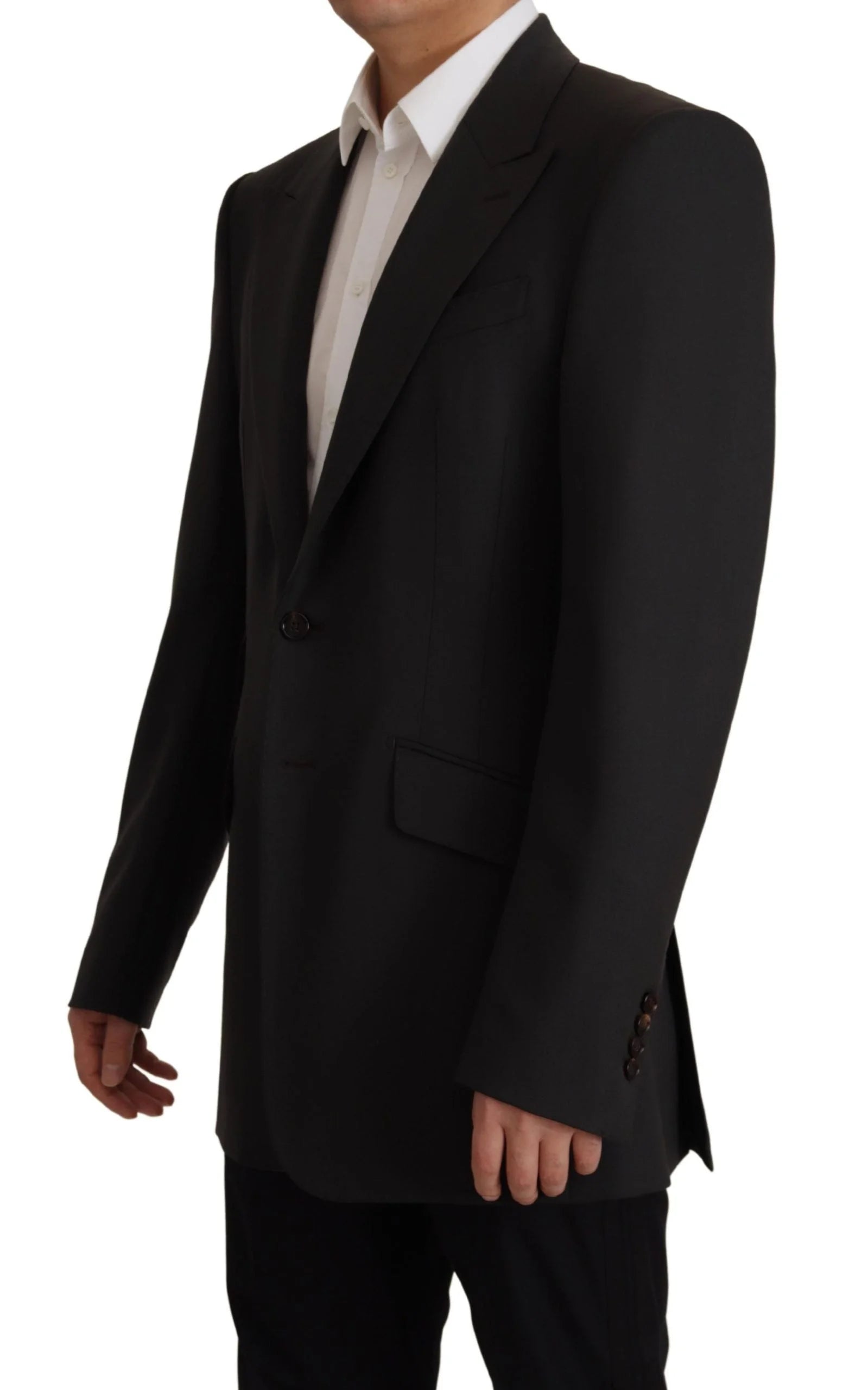 Dolce & Gabbana Black Wool Single Breasted Blazer v - IT48 | M - Sport Jackets