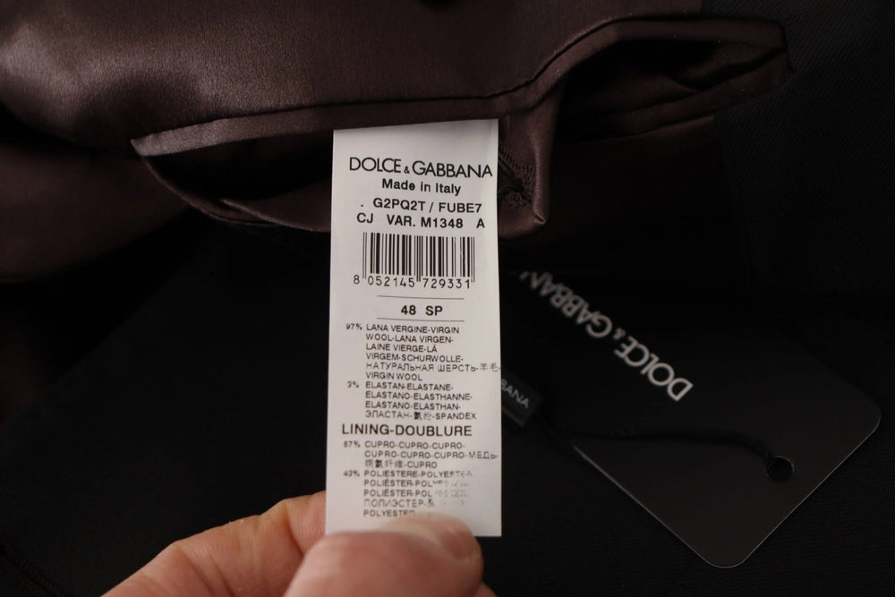 Dolce & Gabbana Black Wool Single Breasted Blazer v - IT48 | M - Sport Jackets