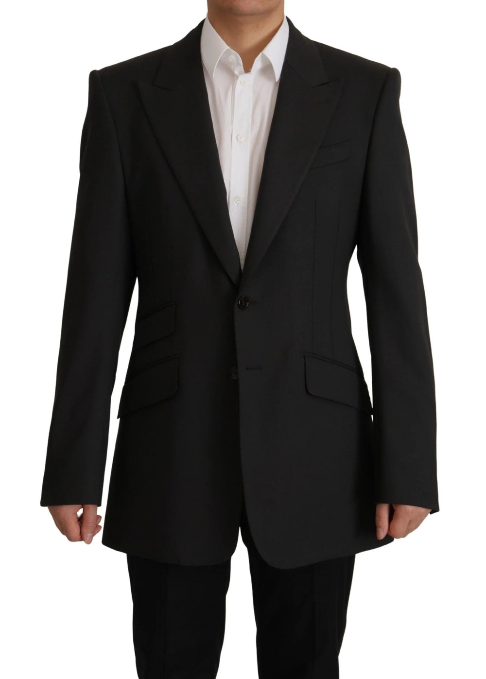 Dolce & Gabbana Black Wool Single Breasted Blazer v - IT48 | M - Sport Jackets