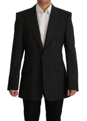 Dolce & Gabbana Black Wool Single Breasted Blazer v - IT48 | M - Sport Jackets