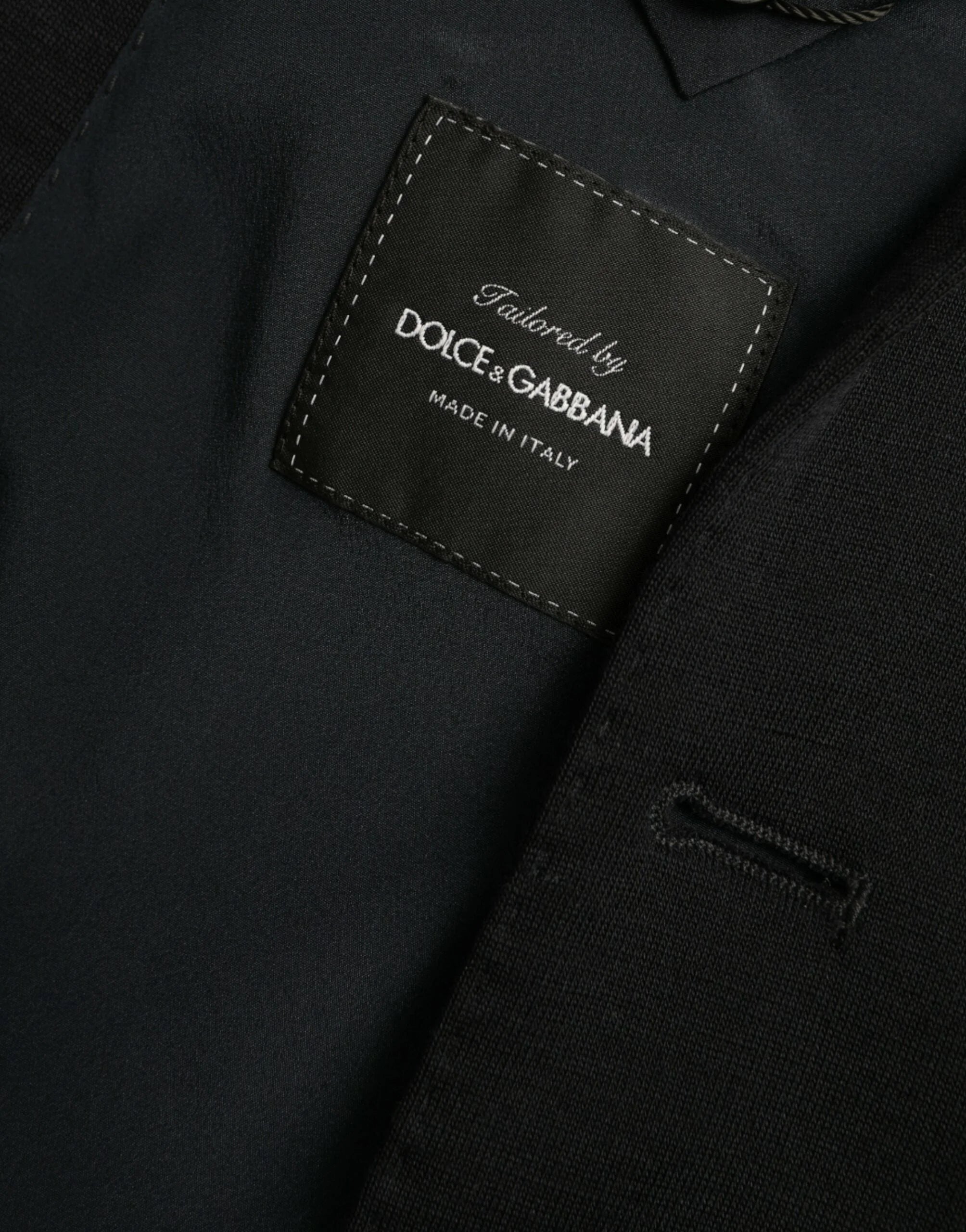 Dolce & Gabbana Black Wool Single Breasted Coat Blazer - IT44 | XS - Sport Jackets