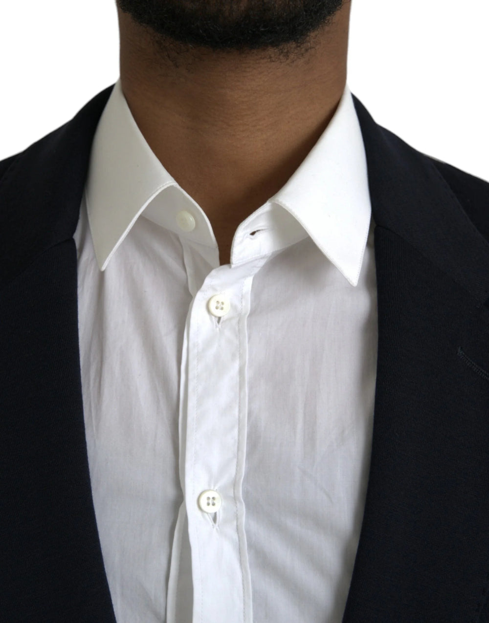 Dolce & Gabbana Black Wool Single Breasted Coat Blazer - IT44 | XS - Sport Jackets