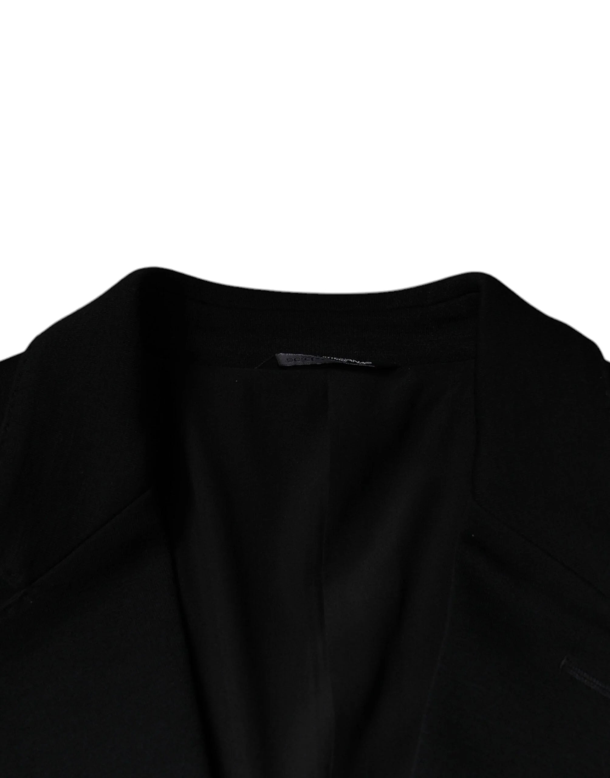 Dolce & Gabbana Black Wool Single Breasted Formal Blazer - Sport Jackets