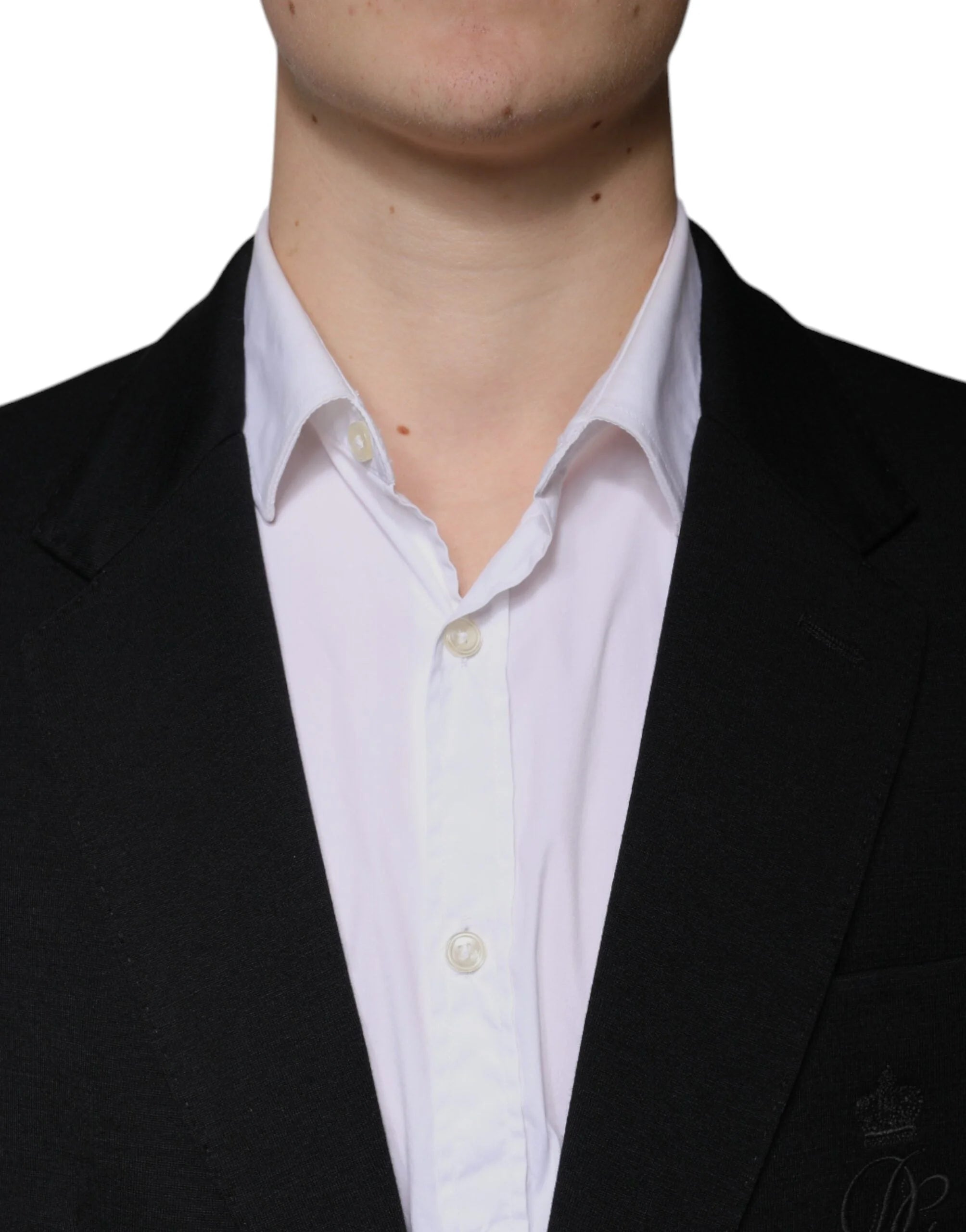 Dolce & Gabbana Black Wool Single Breasted Formal Blazer - Sport Jackets