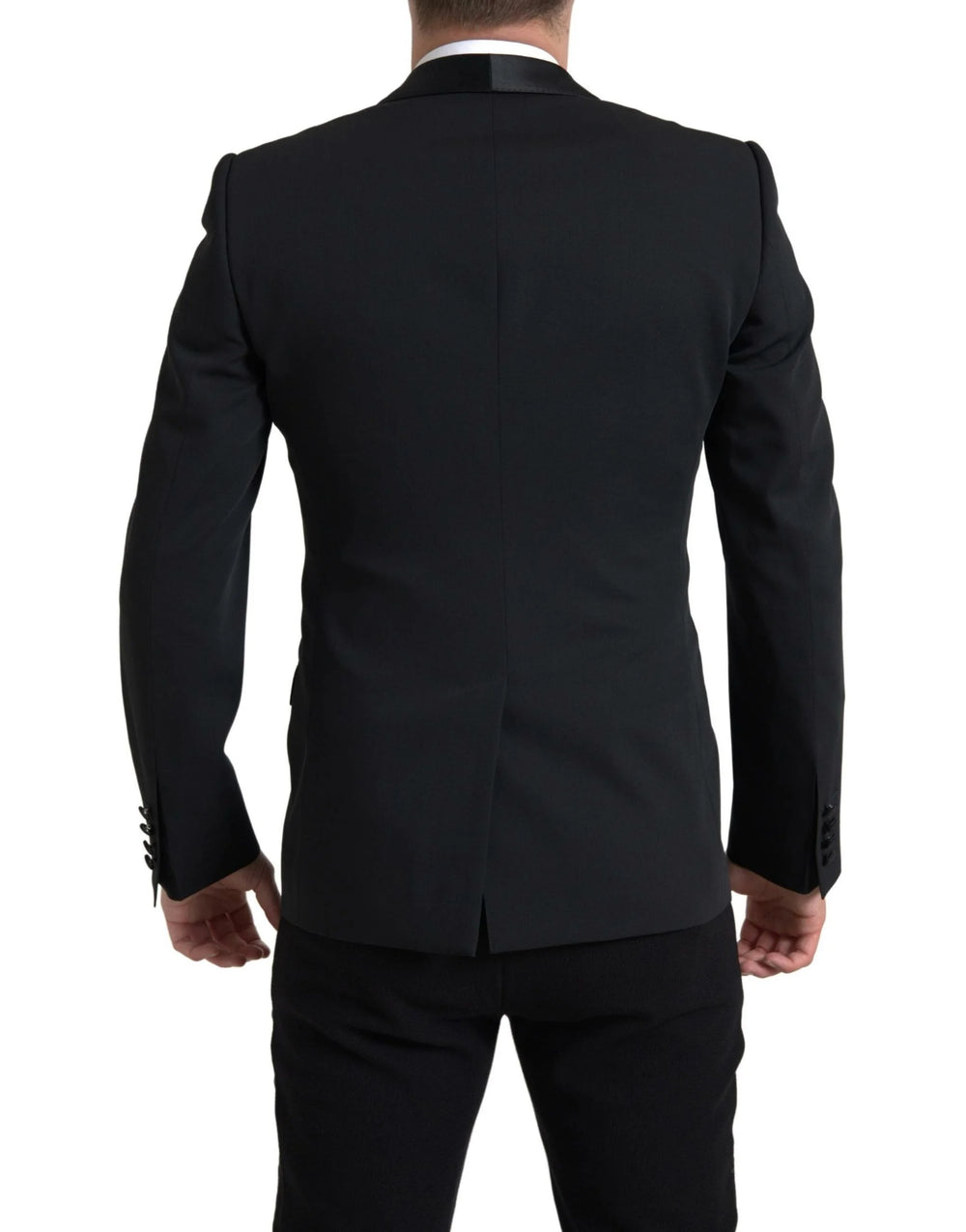 Dolce & Gabbana Black Wool Single Breasted MARTINI Blazer - IT48 | M - Sport Jackets