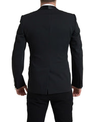 Dolce & Gabbana Black Wool Single Breasted MARTINI Blazer - IT48 | M - Sport Jackets