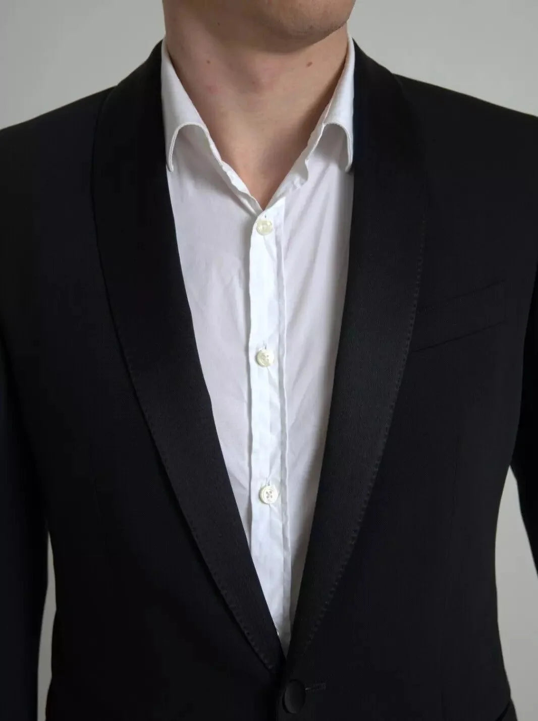 Dolce & Gabbana Black Wool Single Breasted MARTINI Blazerclothing - IT48 | M - Sport Jackets