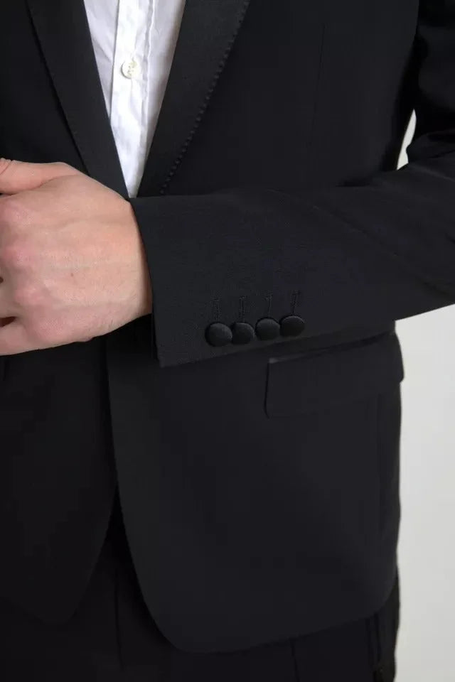 Dolce & Gabbana Black Wool Single Breasted MARTINI Blazerclothing - IT48 | M - Sport Jackets
