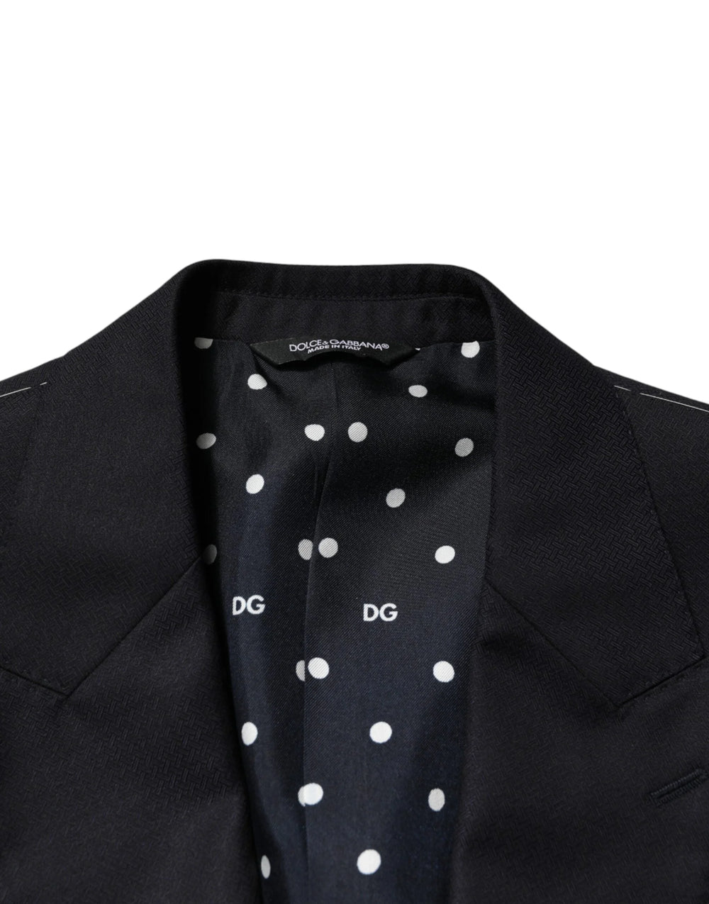 Dolce & Gabbana Black Wool Single Breasted Men 2 Piece Suit