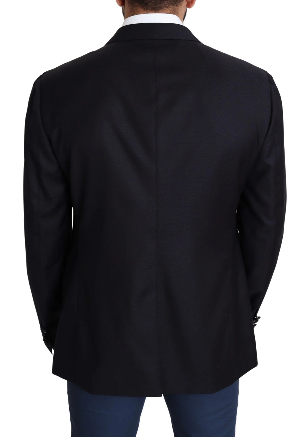 Dolce & Gabbana Black Wool Single Breasted NAPOLI Blazer - IT56 | XXL - Sport Jackets