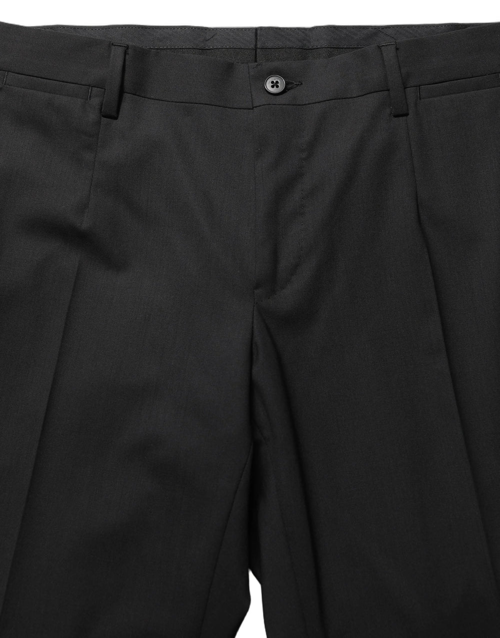 Dolce & Gabbana Black Wool Skinny Leg Dress Men Trouser Pants - IT48 | M