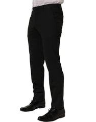 Dolce & Gabbana Black Wool Skinny Leg Dress Men Trouser Pants - IT48 | M