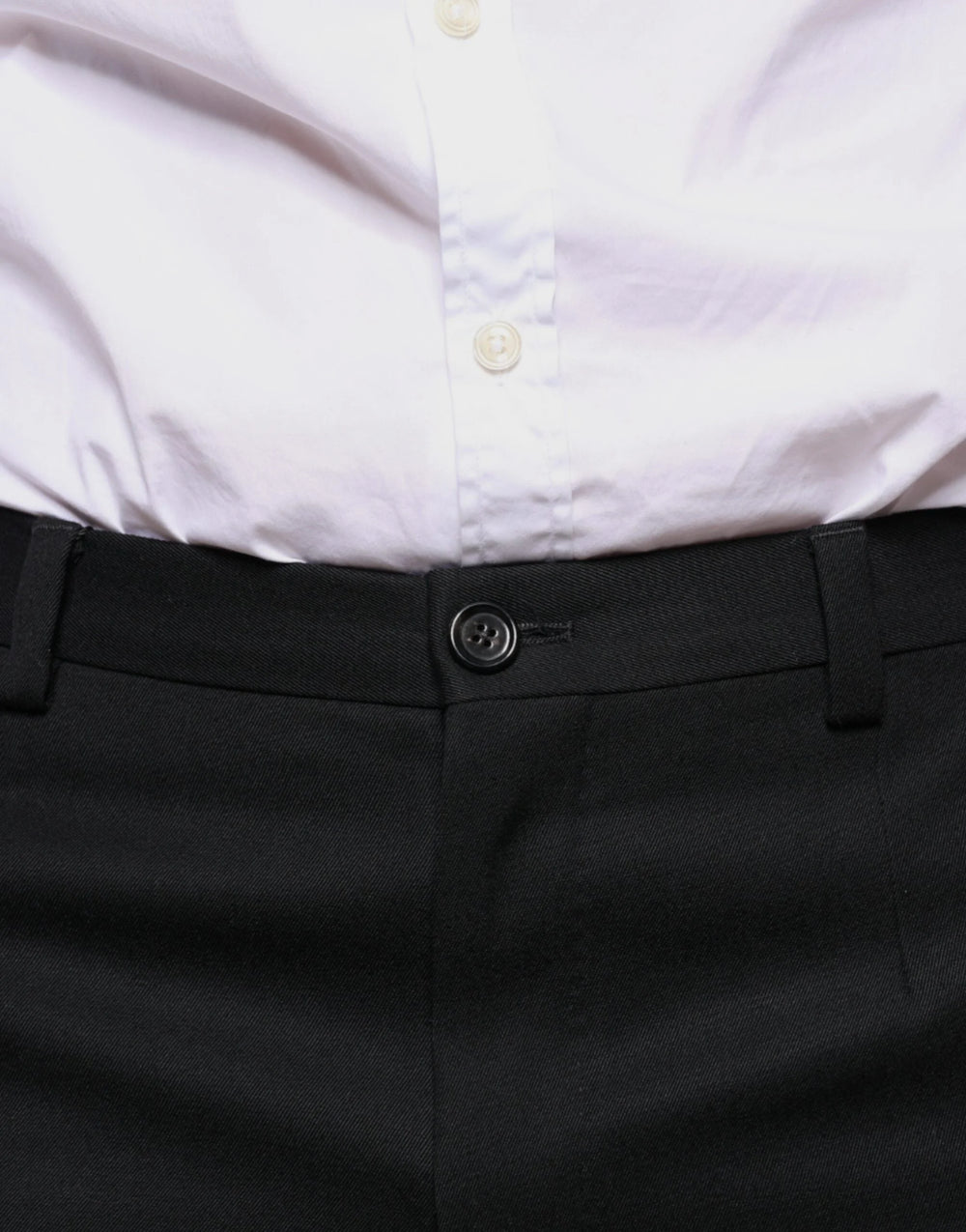 Dolce & Gabbana Black Wool Skinny Men Dress Pants - IT48 | M - Trousers