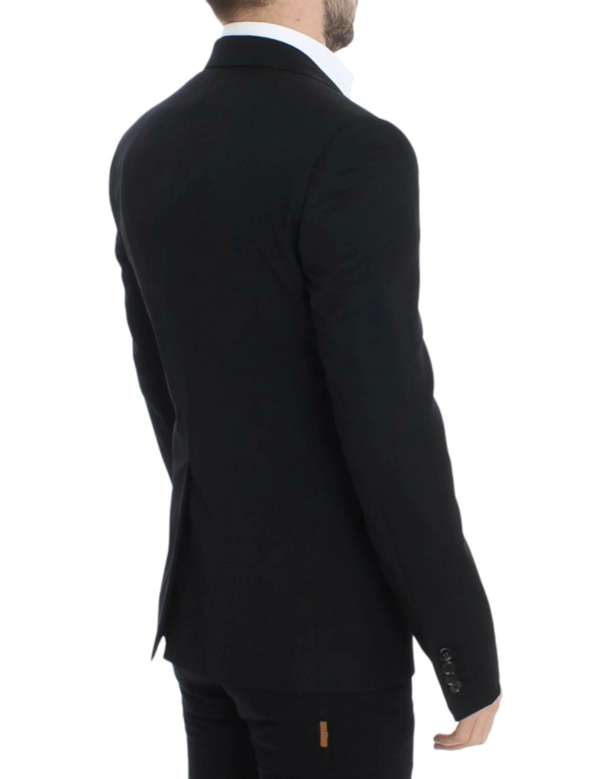 Dolce & Gabbana Black wool slim fit blazer - IT48 | M - Sport Jackets