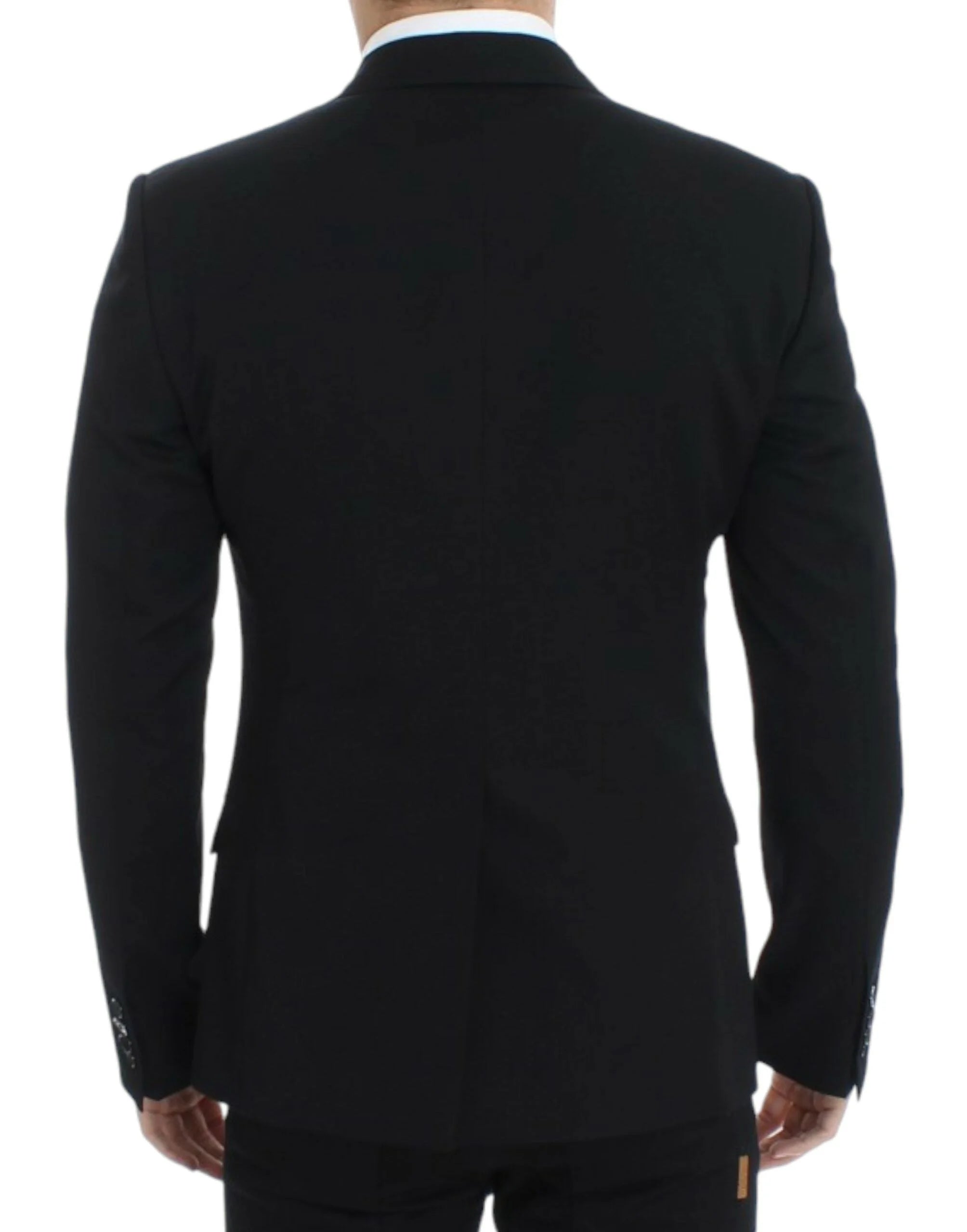 Dolce & Gabbana Black wool slim fit blazer - IT48 | M - Sport Jackets