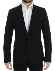 Dolce & Gabbana Black wool slim fit blazer - IT48 | M - Sport Jackets