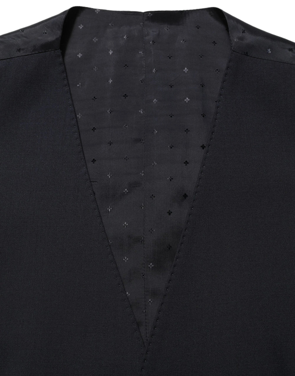 Dolce & Gabbana Black Wool Slim Fit Formal 3 Piece Men Suit - IT44 | XS